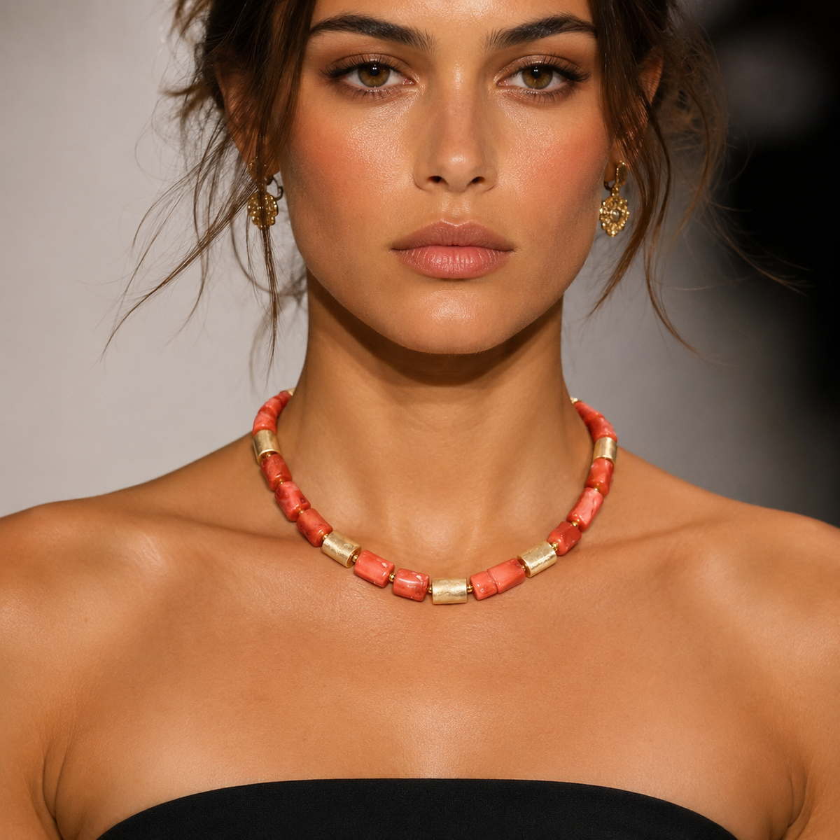 Natural Coral Necklace 0369053 image 1