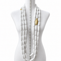 Extra long white necklace caro original 0369094 image 0