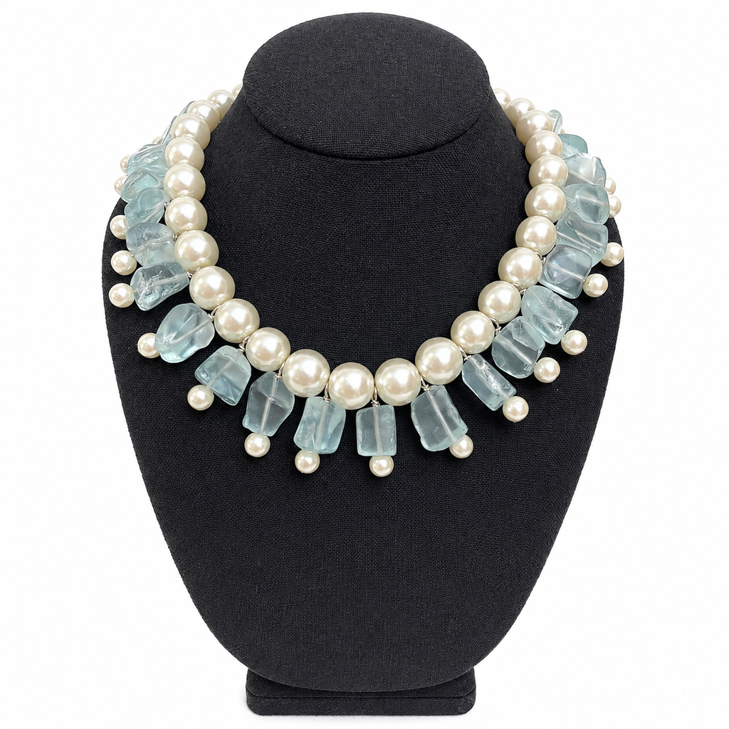 Tumbled Glass Necklace 0369157 image 3