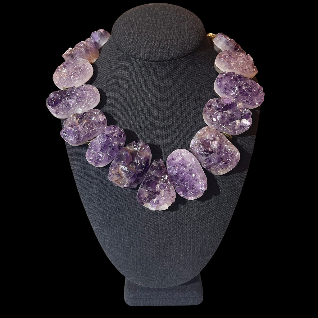 Raw Amethyst Formation Necklace 0369267 image 2