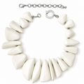 Chunky White Necklace 0369001 image 0