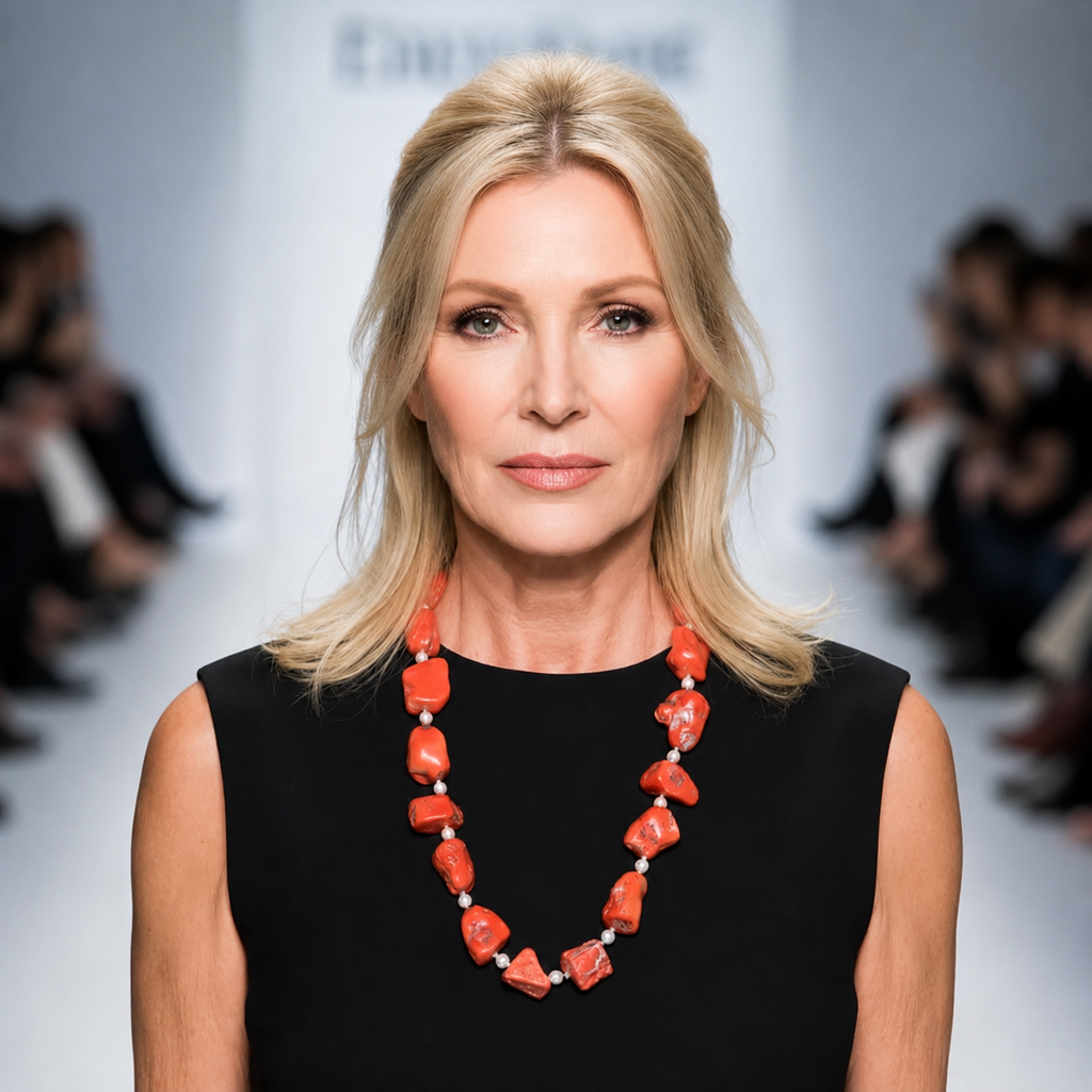 Long Coral Necklace 0369104 image 1