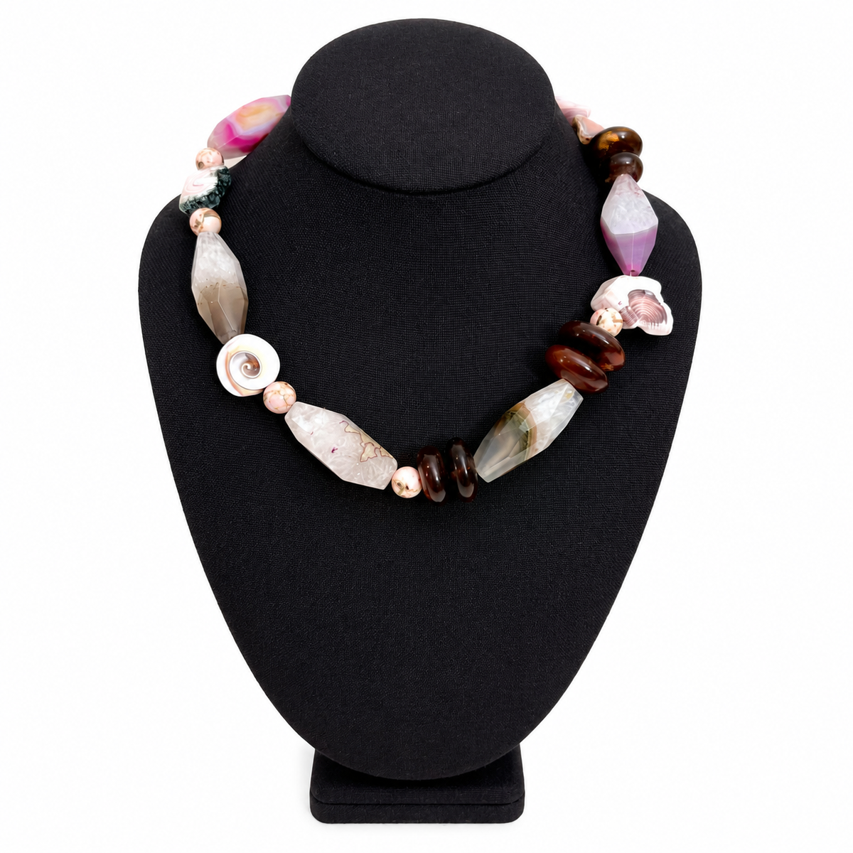 Pink Agate Necklace 0369017 image 2