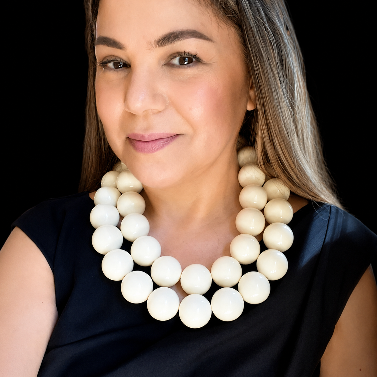 Chunky double strand necklace caro original 0369041 image 1