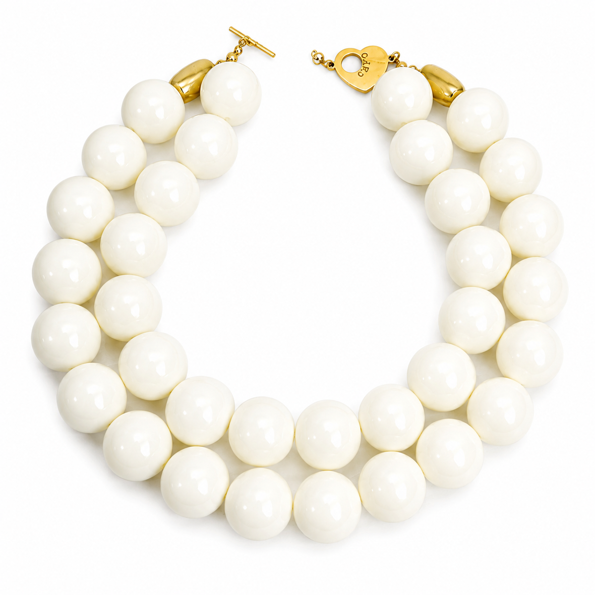 Chunky double strand necklace caro original 0369041 image 0