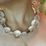 clear beads necklace