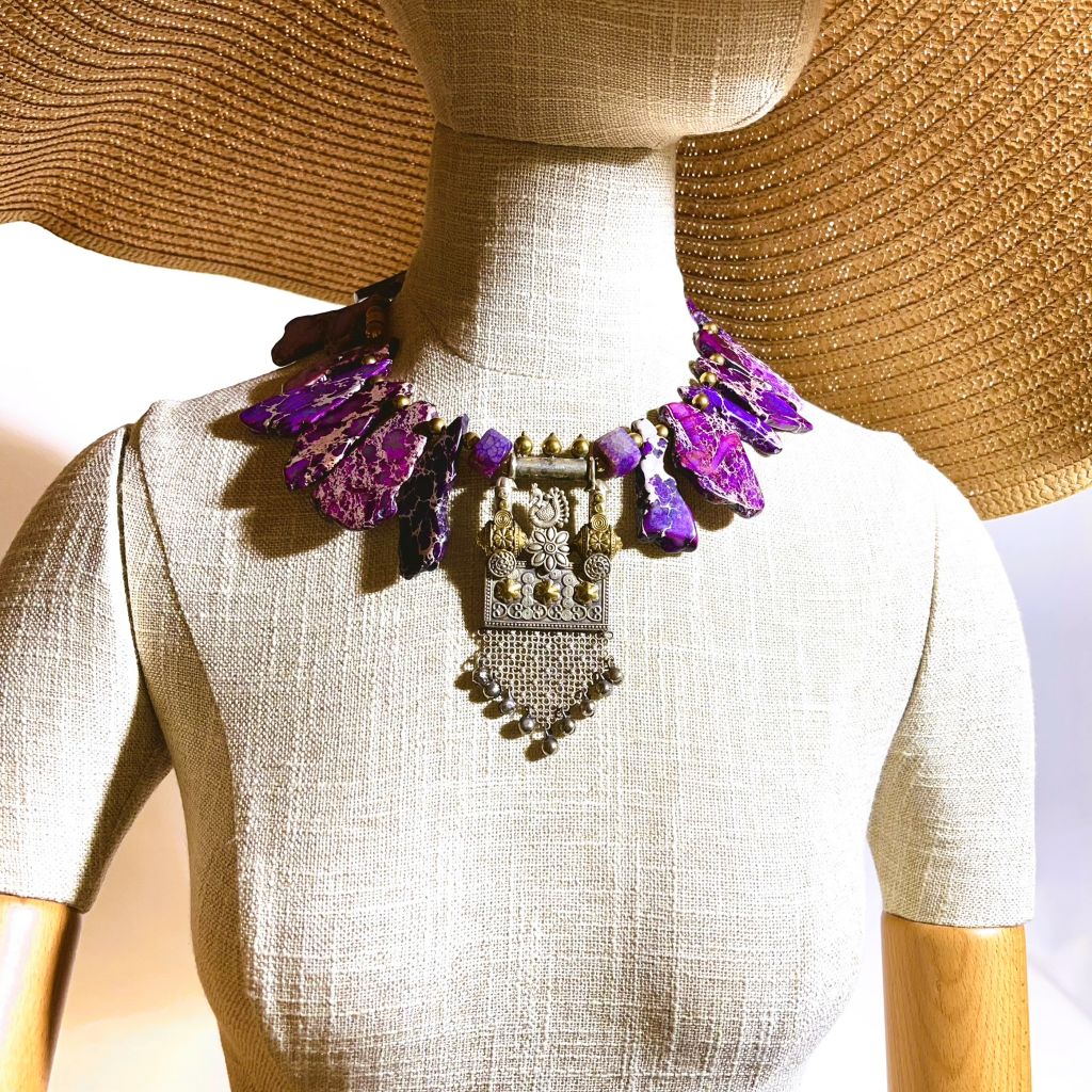 Purple Jasper Necklace