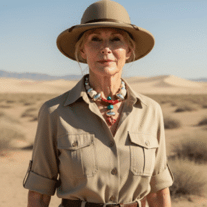 Celebrate cultural artistry and vibrant elegance with the Premium Tribal Necklace 0369010—a one-of-a-kind statement piece that honors tradition through bold, contemporary design. This handcrafted tribal necklace features a rich tapestry of silver, green, red, and white beads, beautifully accented by striking white, red, and two-tone Coral stones. At the center hangs a genuine agate pendant, adding depth and grounding energy to the composition. Measuring 18 inches and weighing 10 ounces, this tribal necklace offers a substantial, well-balanced fit that feels both powerful and refined. The contrasting textures and colors create a harmonious yet attention-grabbing display, ideal for those who aren't afraid to express their individuality through accessories. Each bead and element is purposefully chosen to showcase natural beauty and craftsmanship—an ode to tribal design with a modern twist. The incorporation of metal accents enhances its structural appeal, while the vibrant colors evoke energy and confidence.  With only one piece available, this is more than jewelry—it’s wearable art. Whether paired with a flowing blouse or layered over a minimalist dress, the Premium Tribal Necklace becomes the centerpiece of your look and a celebration of distinctive style. Own a piece that tells a story—authentic, bold, and uniquely yours.