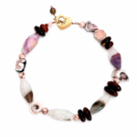Pink Agate Necklace 0369017
