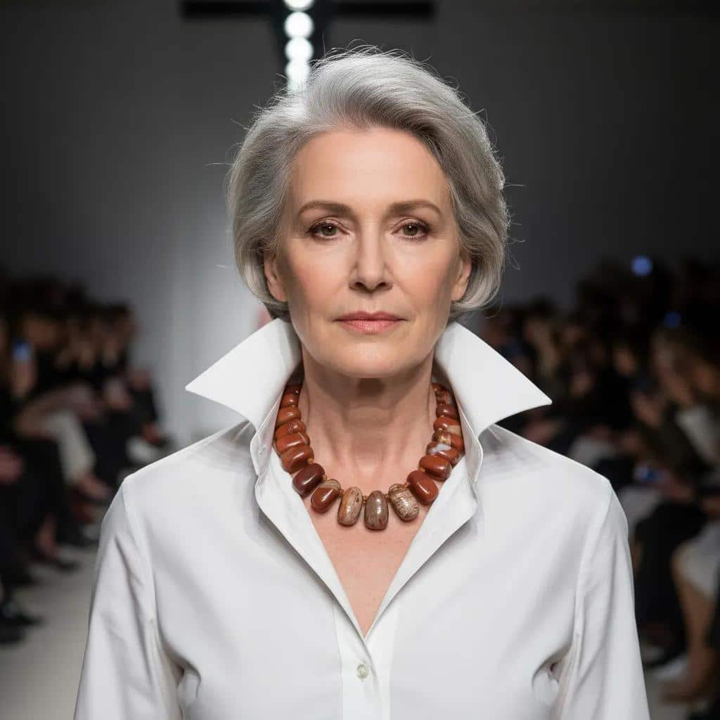 Grounded in nature and rich with meaning, this handcrafted necklace showcases the timeless allure of Red Jasper—a stone revered for its warm, earthy tones and deep metaphysical roots.  Each polished bead glows with rich clay-like hues, revealing natural marbling and organic patterns that make every piece one-of-a-kind.  Strung on a durable brown cord and displayed with elegance, this necklace is more than an accessory—it’s a wearable tribute to the earth’s enduring spirit. Red Jasper has long been celebrated for its connection to fertility, grounding energy, and the evolution of life itself.  Wearing it is said to foster stability, courage, and a deeper bond with the rhythms of nature.  Whether you're drawn to its healing properties or simply captivated by its rustic beauty, this necklace invites you to carry a piece of Mother Earth wherever you go. Perfect for those who value authenticity and heritage, this piece blends natural artistry with soulful symbolism. The warm palette complements both casual and formal attire, making it a versatile addition to any jewelry collection.  Let the story of Red Jasper speak through your style—bold, earthy, and deeply rooted in tradition.