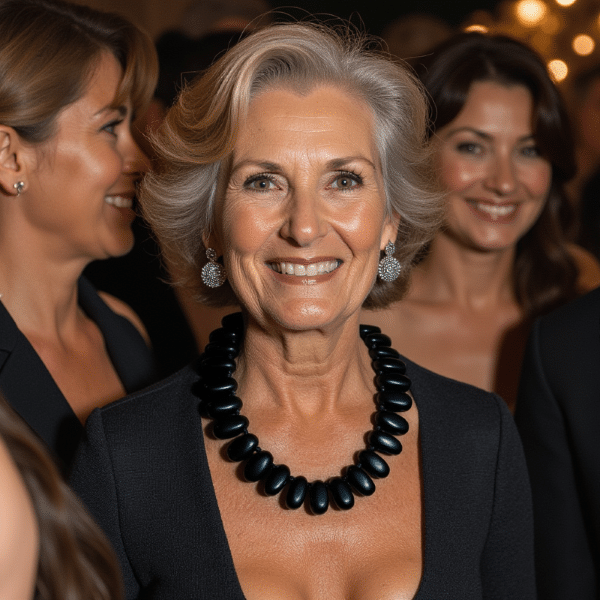 Black Obsidian Necklace 0369061 - Mystical elegance meets modern style in the Black Obsidian Protection Necklace—a striking accessory handcrafted for both beauty and spiritual strength. This bold piece features large natural Obsidian beads, each polished to a smooth, jet-black sheen that radiates quiet intensity. Known in metaphysical circles as a powerful grounding stone, Obsidian is believed to act as a shield against negativity, offering protective energy that supports emotional clarity and inner strength. Each bead is intentionally selected and hand-knotted to ensure lasting durability and a graceful drape that contours comfortably along the neckline. The design is elevated by a dazzling silver rhinestone carabiner clasp—a functional yet glamorous detail that adds just the right amount of sparkle. Whether you're dressing up for a formal event or adding a distinctive touch to your everyday wardrobe, this necklace transitions seamlessly across styles and occasions. More than just a fashion statement, the Black Obsidian Protection Necklace is a wearable talisman—sophisticated in design, meaningful in essence. Ideal for those drawn to jewelry with symbolic power, it offers both polish and peace in a single accessory. Step into your day shielded, centered, and effortlessly styled.