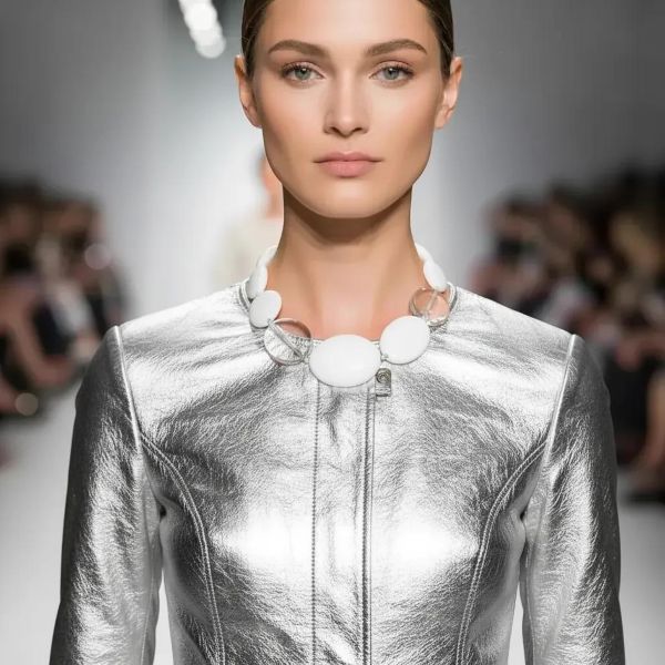 Make a refined impression with the large Matte White & Clear Bead Statement Necklace—an effortlessly chic accessory designed to elevate your look from sunrise to sunset. Featuring large oval-shaped acrylic beads in a matte white finish, this necklace brings clean lines and contemporary elegance to the forefront. Clear accent beads are interspersed throughout the single strand, adding a subtle hint of shimmer and balance to the bold silhouette. Though chunky in style, the large beads in the necklace are surprisingly lightweight, ensuring all-day comfort without compromising on visual impact. Its well-proportioned design hugs the neckline gracefully, making it an ideal companion for both structured outfits and flowing styles. A polished silver clasp provides both security and a sleek finishing touch, highlighting the necklace’s modern sensibility. Perfect for daywear, evening outings, or anything in between, the Matte White & Clear Bead Statement Necklace adapts easily to your wardrobe while adding a confident edge. It’s minimalist enough to feel versatile, yet bold enough to stand out—ideal for anyone who believes personal style should be both expressive and refined. Let your everyday ensemble speak volumes with a piece that marries simplicity with sophistication—wear it once, and it might just become your new favorite.