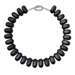 Black Obsidian Necklace 0369061