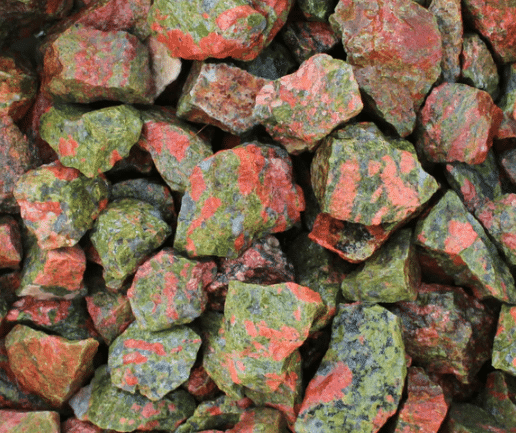 Raw Unakite Stone