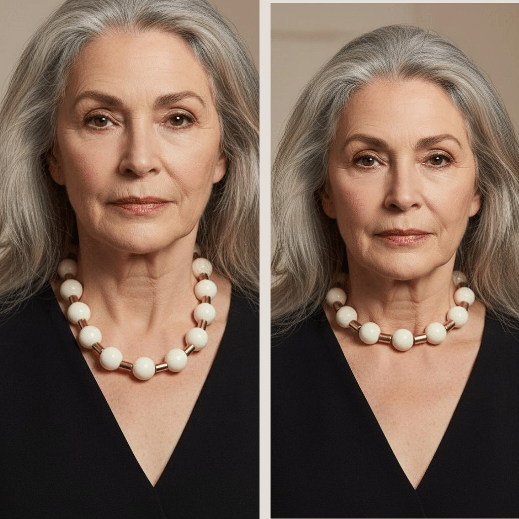 This elegant choker necklace blends classic charm with bold design, featuring large ivory-colored beads that radiate warmth and sophistication. Measuring 17 inches with an extender that allows up to 21 inches of length, it offers a customizable fit for comfort and versatility. Whether worn close to the neck or slightly lower, this piece adapts beautifully to your style. Between each smooth, ivory bead rests an antique gold cylindrical spacer, adding a touch of vintage refinement and enhancing the necklace’s visual rhythm. The contrast between the creamy tones and aged metallic accents creates a timeless aesthetic that complements both modern and traditional wardrobes. A sturdy lobster clasp ensures secure wear while echoing the necklace’s substantial character. The overall weight and balance make it a statement piece without overwhelming your look—perfect for layering or standing alone. Designed for those who appreciate thoughtful details, this necklace celebrates the richness of ivory hues and the allure of antique finishes. Whether you're dressing for a special occasion or elevating everyday attire, its graceful composition and adjustable length make it a go-to accessory. Let the soft glow of ivory and the textured gold spacers tell your story—one of elegance, strength, and enduring beauty.