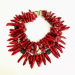Red Statement Necklace 0369073