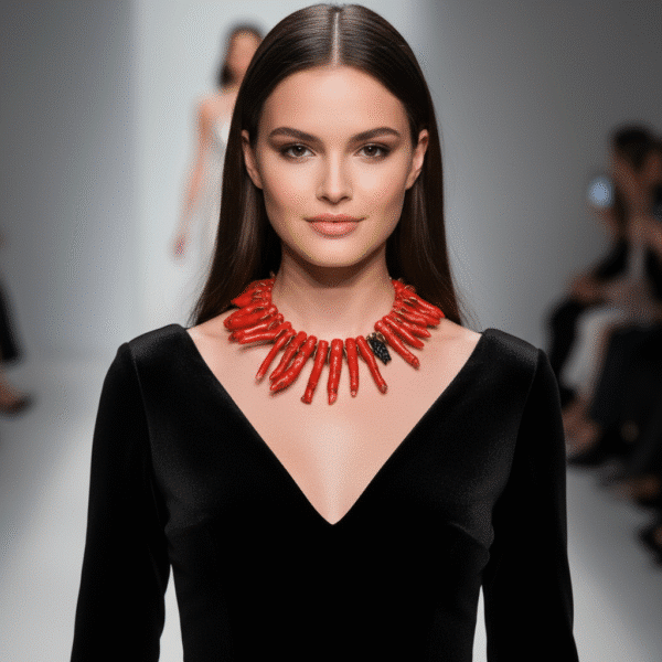 Striking, symbolic, and steeped in natural artistry, the Red Coral & Buffalo Horn Bat Necklace is a true statement piece with cultural soul and sophisticated edge. Featuring a single strand of vibrant red coral beads, this exquisite necklace radiates warmth, energy, and visual impact. The coral’s bold color and organic texture form a lively contrast to the centerpiece—a hand-carved bat made from genuine buffalo horn, adding a dose of intricate detail and symbolism. The bat, traditionally associated with good fortune and transformation in various cultures, lends deeper meaning to the design while showcasing artisanal craftsmanship. Its smooth finish and delicate features echo the elegance of the necklace’s overall composition. Measuring 16 inches in length with an adjustable extender that allows for up to 20 inches of comfortable wear, this piece offers styling flexibility—from a classic collar fit to a more relaxed drape. Lightweight yet visually impactful, it adapts effortlessly to both casual and elevated attire, making it a standout in any jewelry collection. For those who appreciate jewelry that blends natural materials, artistry, and symbolic storytelling, the Red Coral & Buffalo Horn Bat Necklace is a wearable treasure—bold in design, rich in meaning, and beautifully unforgettable.