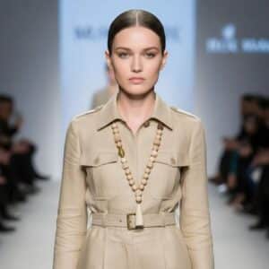 Effortlessly blending timeless charm and practical elegance, this 28-inch Coco necklace is a graceful accessory for any occasion. Weighing just 8 ounces, it’s crafted from smooth cream and chocolate-colored silicone beads — rich, classic tones that evoke warmth and sophistication. Gold accents punctuate the design, adding a touch of luxury without overpowering its understated style. At the heart of the piece lies a large, irregular-shaped pendant that draws the eye and adds character to the silhouette. Its unique form complements the earthy Coco color palette, striking a beautiful balance between organic texture and refined detail. Whether worn with casual daytime outfits or layered into your evening ensemble, this necklace adapts effortlessly while adding subtle flair. Perfect for travel and everyday wear, its lightweight materials and simple Coco color elegance make it a reliable go-to piece. The soft silicone beads offer comfort and durability, while the warm Coco tones make styling a breeze across seasonal wardrobes. With its classic appeal and practical design, this necklace becomes more than just an accessory — it's a reflection of thoughtful style and versatile beauty. So whether you're stepping out for a quick coffee or packing for a weekend escape, this piece promises to carry charm wherever life takes you.