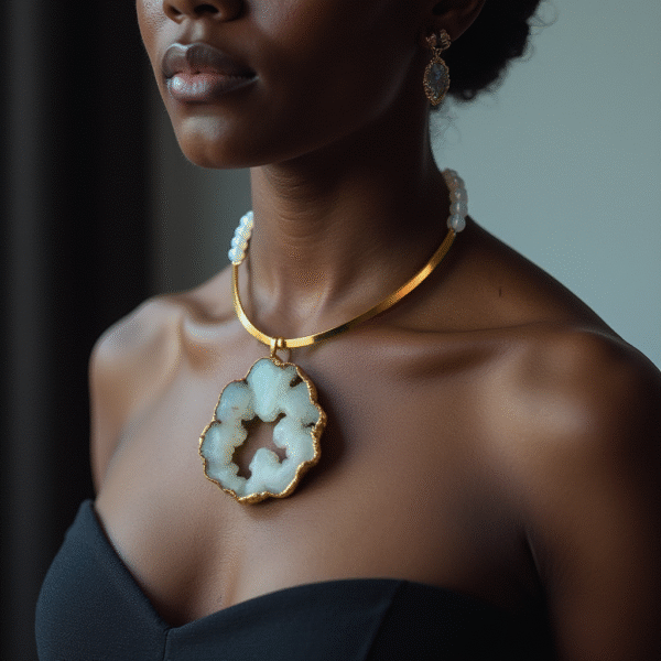 Crystal Rock Necklace 0369170 - Image 4