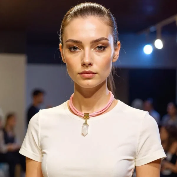 👑 Subtle, feminine, and royally refined—the Princess Necklace is a celebration of grace with a touch of mystic charm. Measuring 19 inches and weighing just 2 ounces, this delicate piece features an extender that allows it to lengthen up to 22 inches, making it perfect for a variety of looks from dainty choker to elegant drape. Crafted with multiple strands of light pink vegan leather cord, the necklace cradles a single pristine crystal pendant in its soft embrace. The color palette—gentle blush tones paired with radiant white—evokes the timeless elegance and youthful spirit of a modern princess, offering both beauty and symbolic significance. In crystal lore, wearing a solitary stone is often a purposeful choice: those seeking clarity and focus embrace a singular energy without blending it with others. This necklace honors that intention, serving not only as a graceful accessory but also as a spiritual tool for self-alignment. The Princess Necklace shines in its simplicity, delivering a sophisticated aesthetic suitable for day or night. Whether you’re dressing for a casual outing or a candlelit celebration, its soft hues and quiet strength will make you feel like royalty. For the wearer who values beauty with purpose, this piece is pure princess energy—graceful, grounded, and gloriously you.