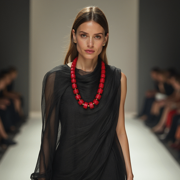 true red necklace