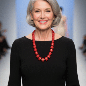 ❤️ Bold and radiant, the Coral Necklace is a handcrafted masterpiece that captures the essence of passion and purpose. Measuring just right for statement-making elegance, this exquisite piece features an arresting combination of natural, deep red coral beads—each expertly polished and sculpted into sleek cylindrical shapes. The rich color tones evoke a sense of vitality, warmth, and confidence, making it a standout accessory for day or night. A sophisticated black stone toggle clasp anchors the design with subtle contrast, balancing the fiery coral with understated refinement. The juxtaposition creates an alluring harmony that draws the eye and complements any wardrobe palette. More than just a stunning piece, the coral carries deep cultural and spiritual meaning. Revered for its ability to promote awakening and guide one toward a successful life, it has been worn throughout history as a symbol of strength and insight. This design is no coincidence—it reinforces the necklace’s fiery spirit and its energizing impact on both style and soul.  Wear the Coral Necklace as a personal emblem of bold beauty and inner empowerment. Let its color ignite your confidence and its craftsmanship speak to your story—striking, soulful, and distinctly you.