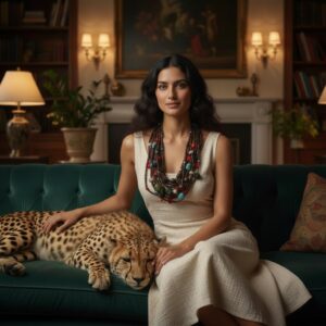 🌊 Bold, expressive, and deeply meaningful—the Calypso Necklace is a wearable mosaic of earth and ocean energy. Spanning 26 to 31 inches in length and weighing 14 ounces, it drapes with effortless grace, offering comfort and distinctive style that’s perfect for both statement dressing and soulful accessorizing. Each bead in this handcrafted piece is meticulously selected, forming a vibrant interplay of colors, textures, and symbolism. Natural materials, including wood, agate, coral, peach wood, conch fossil, kukui, sea sediment, and amazonite, come together to create a tapestry of organic beauty. The necklace’s thoughtful construction invites curiosity while celebrating artistic intention. Among the unique elements are two hand-carved charms—a fish said to attract prosperity and a lotus bud representing resilience. These accents infuse the necklace with a quiet narrative of growth, abundance, and strength. They’re not just decorative—they’re purposeful. The Calypso design thrives on diversity, blending modern bohemian flair with ancient echoes. Its asymmetrical layout encourages the eye to explore each curve and contour, while its natural palette evokes the calm rhythm of waves and the warmth of sun-soaked wood.  A true art piece with purpose, this necklace transforms the everyday into something intentional. Let Calypso wrap your story in color, spirit, and symbolic grace.