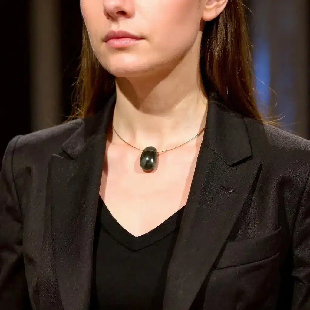 Single Pendant Choker Dragon Blood: This stone is a deep maroon color.  The legend behind the stone is that the dragon's blood penetrated the earth, giving the stone its rich red color.