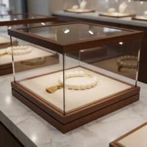 Elevate your style with this bold and elegant choker necklace, crafted from large cream-colored beads that exude timeless sophistication.  Measuring 19 inches in length and weighing 9 ounces, this statement piece balances substantial presence with refined detail.  Each glossy bead is carefully arranged to create a harmonious circular silhouette, anchored by a striking Mastiff pendant that commands attention. The pendant features a regal Mastiff motif, sculpted with intricate detail and finished in a rich gold tone.  From its mouth hangs a luxurious tassel, adding movement and texture to the design.  This symbolic centerpiece evokes strength, loyalty, and grace—perfect for those who appreciate jewelry with meaning. A large lobster clasp ensures secure fastening and ease of wear, while complementing the necklace’s bold aesthetic.  Whether paired with evening attire or used to elevate a casual ensemble, this choker offers versatility and impact. Designed for those who embrace powerful accessories, the Mastiff pendant serves as both a focal point and a conversation starter.  Let it reflect your inner strength and refined taste.  Crafted to leave a lasting impression.