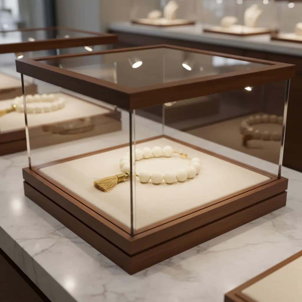 Elevate your style with this bold and elegant choker necklace, crafted from large cream-colored beads that exude timeless sophistication.  Measuring 19 inches in length and weighing 9 ounces, this statement piece balances substantial presence with refined detail.  Each glossy bead is carefully arranged to create a harmonious circular silhouette, anchored by a striking Mastiff pendant that commands attention. The pendant features a regal Mastiff motif, sculpted with intricate detail and finished in a rich gold tone.  From its mouth hangs a luxurious tassel, adding movement and texture to the design.  This symbolic centerpiece evokes strength, loyalty, and grace—perfect for those who appreciate jewelry with meaning. A large lobster clasp ensures secure fastening and ease of wear, while complementing the necklace’s bold aesthetic.  Whether paired with evening attire or used to elevate a casual ensemble, this choker offers versatility and impact. Designed for those who embrace powerful accessories, the Mastiff pendant serves as both a focal point and a conversation starter.  Let it reflect your inner strength and refined taste.  Crafted to leave a lasting impression.