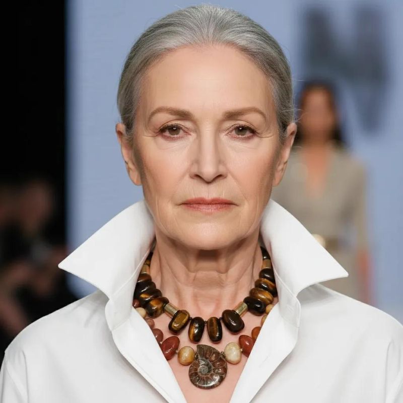 Tiger Eye & Aventurine Ammonite Combo Earthbound elegance. Ancient energy. Layered strength. This striking duo—products 0369244 and 0369245—offers a powerful fusion of natural elements and timeless design. Crafted with polished Tiger Eye and Aventurine stones, each necklace showcases the grounding warmth of golden-brown hues. Antique gold accent beads thread through both strands, adding a touch of vintage refinement and enhancing the organic richness of the stones. At the heart of this combo lies a dramatic Ammonite pendant—an ancient fossil spiral that evokes transformation, endurance, and the rhythm of nature. Its marbled pattern and bold presence anchor the layered look with symbolic weight and visual intrigue. Each necklace measures 18 inches in length, designed to sit gracefully at the collarbone, and together they weigh a substantial 17 ounces—luxurious yet wearable. Whether worn as a layered statement or styled individually, these pieces offer versatility and impact. You may choose to purchase each necklace separately to suit your styling needs, or opt for the Tiger Eye & Aventurine Ammonite Combo at a special bundled price. Either way, you’re investing in a piece that speaks to strength, serenity, and the beauty of natural design.