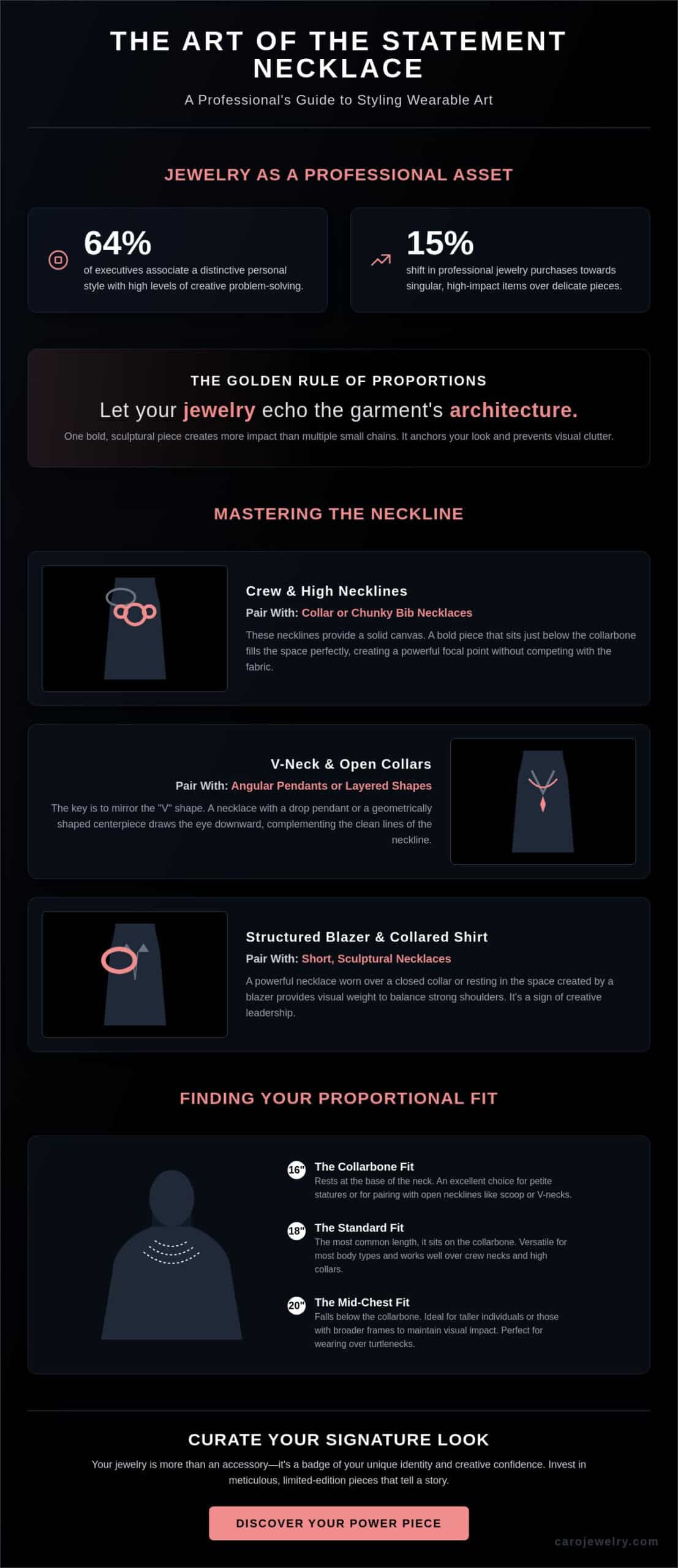 How to Style a Statement Necklace for Work: The Art of Professional Expression
