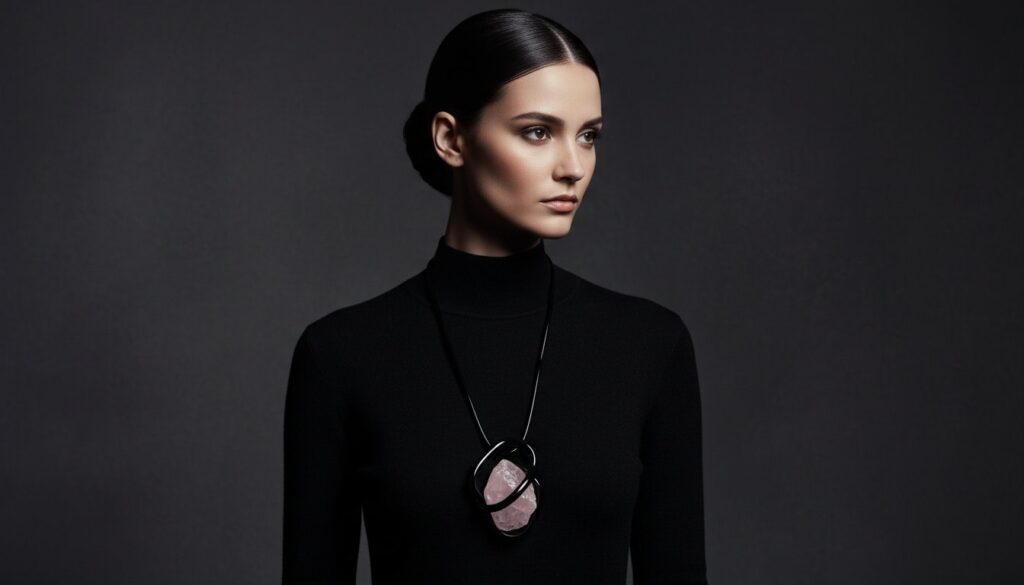 The Art of Selection: Choosing the Perfect Necklace for a High Neckline Dress
