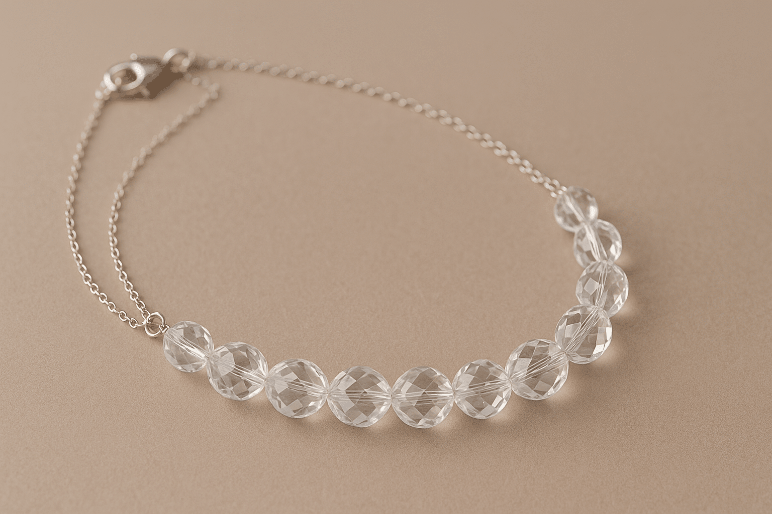 Crystal Clear Necklace: Elegant Handcrafted Jewelry by Caro Jewelry